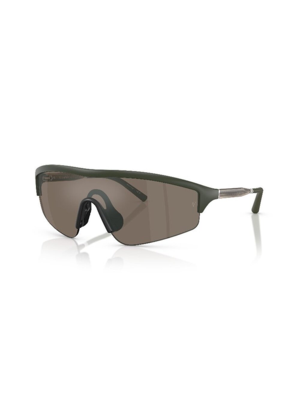 New Oliver Peoples Unisex Sunglasses Green Aviator Multicolor Lens Injected R 7